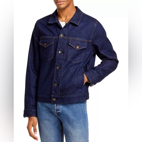 Rag & Bone Men’s denim blue jeans Jacket - Picture 2 of 13